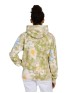 US Blanks 4412FL   Unisex Made in USA Flower Tie-Dye Hooded Sweatshirt