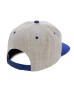 Yupoong 6089MT   Adult 6-Panel Structured Flat Visor Classic Two-Tone Snapback