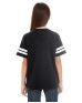 LAT 6137   Youth Football Fine Jersey T-Shirt