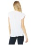 Bella + Canvas 8804   Ladies' Flowy Muscle T-Shirt with Rolled Cuff