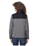 CORE365 CE74W Ladies' Venture Heathered Stripe Hybrid Jacket