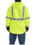 Berne HVJ206T   Men's Tall Hi-Vis Class 3 Hooded Softshell Jacket