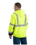 Berne HVJS206   Men's Hi-Vis Class 3 Hooded Softshell Jacket