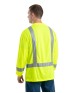 Berne HVK013   Men's Hi-Vis Class 3 Performance Long Sleeve Pocket T-Shirt