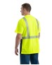 Berne HVK017   Unisex Hi-Vis Class 2 Color Blocked Pocket T-Shirt