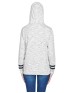 J America JA8674   Ladies' Melange Scuba Neck Sweatshirt