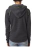 J America JA8876   Ladies' Triblend Half-Zip Fleece Hood