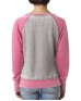 J America JA8927   Ladies' Zen Contrast Crew