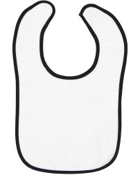 Rabbit Skins 1003   Infant Contrast Trim Terry Bib