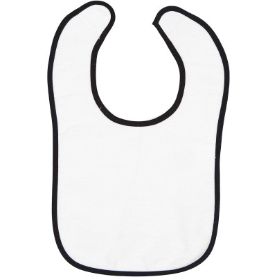 Rabbit Skins 1003   Infant Contrast Trim Terry Bib