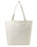 Gemline 102036 Aware Recycled Cotton Shopper Tote Bag With Interior Zip Pocket