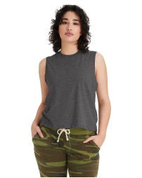 Alternative 1174CV   Ladies' Go-To CVC Cropped Muscle T-Shirt