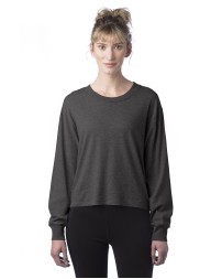 Alternative 1176CV   Ladies' Main Stage Long-Sleeve CVC Cropped T-Shirt