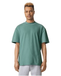 American Apparel 1PQ   Unisex Mockneck Pique T-Shirt