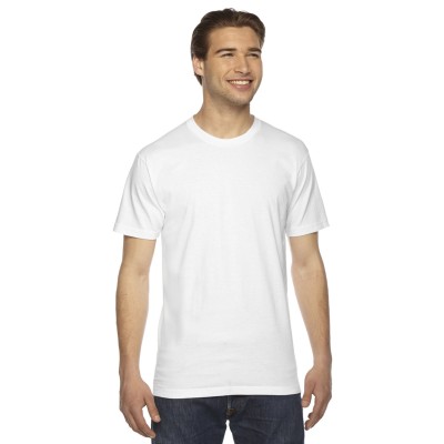 American Apparel 2001   Unisex Fine Jersey Short-Sleeve T-Shirt