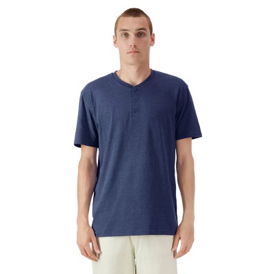 American Apparel 2004CVC   Unisex CVC Henley T-Shirt