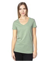 Threadfast Apparel 200RV   Ladies' Ultimate CVC V-Neck T-Shirt