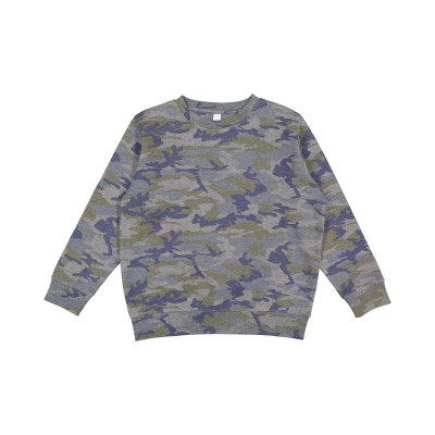 LAT 2225LA   Youth Elevated Fleece Crew