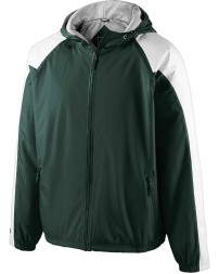 Holloway 229111   Adult Polyester Full Zip Hooded Homefield Jacket