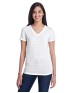 Threadfast Apparel 252RV   Ladies' Invisible Stripe V-Neck T-Shirt