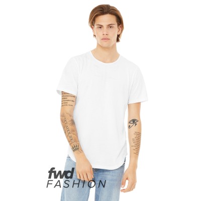 Bella + Canvas 3003C   FWD Fashion Men's Curved Hem Short Sleeve T-Shirt