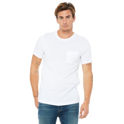 Bella + Canvas 3021   Men's Jersey Short-Sleeve Pocket T-Shirt