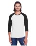 Threadfast Apparel 302G   Unisex Triblend 3/4-Sleeve Raglan