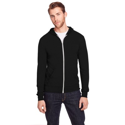 Threadfast Apparel 302Z   Unisex Triblend Full-Zip Light Hoodie