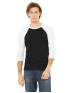 Bella + Canvas 3200   Unisex 3/4-Sleeve Baseball T-Shirt