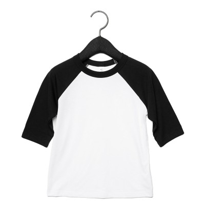 Bella + Canvas 3200T   Toddler 3/4-Sleeve Baseball T-Shirt