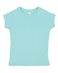 Rabbit Skins 3316   Toddler Girls' Fine Jersey T-Shirt