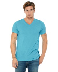 Bella + Canvas 3415C   Unisex Triblend V-Neck T-Shirt