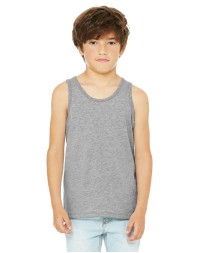 Bella + Canvas 3480YCV   Youth Heather CVC Tank