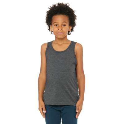 Bella + Canvas 3480YCV   Youth Heather CVC Tank