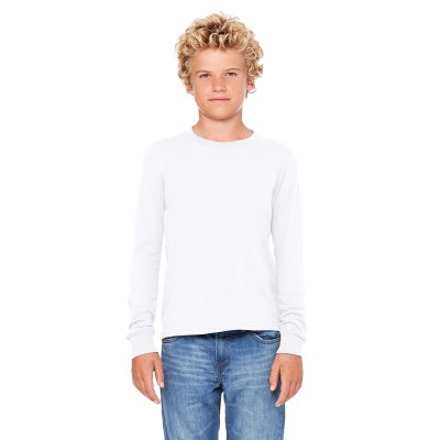 Bella + Canvas 3501Y   Youth Jersey Long-Sleeve T-Shirt