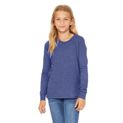 Bella + Canvas 3513Y   Youth Triblend Long-Sleeve T-Shirt