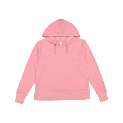 LAT 3536 Ladies' Vintage Wash Fleece Hooded Sweatshirt