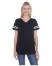 LAT 3537   Ladies' Football T-Shirt