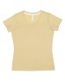 LAT 3591   Ladies' V-Neck Harborside Melange Jersey T-Shirt