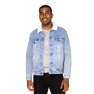 Threadfast Apparel 372J   Unisex Sherpa-Lined Denim Jacket