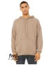 Bella + Canvas 3742C   FWD Fashion Unisex Raw Seam Hooded Sweatshirt