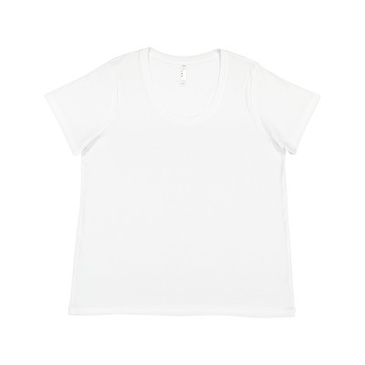 LAT 3816   Ladies' Curvy Fine Jersey T-Shirt