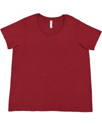 LAT 3816   Ladies' Curvy Fine Jersey T-Shirt