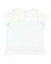 LAT 3817   Ladies' Curvy V-Neck Fine Jersey T-Shirt