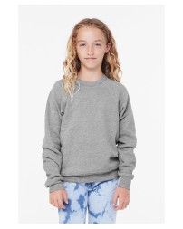 Bella + Canvas 3901Y   Youth Sponge Fleece Raglan Sweatshirt