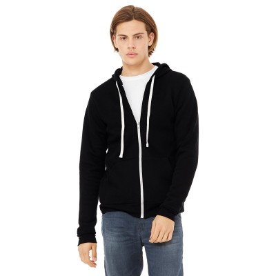 Bella + Canvas 3909   Unisex Triblend Sponge Fleece Full-Zip Hoodie