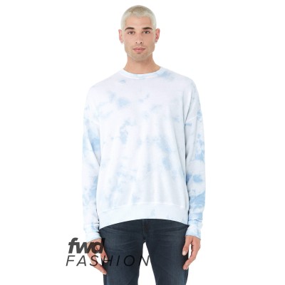 Bella + Canvas 3945RD   FWD Fashion Unisex Tie-Dye Pullover Sweatshirt