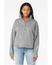 Bella + Canvas 3953   Ladies' Sponge Fleece Half-Zip Pullover Sweatshirt