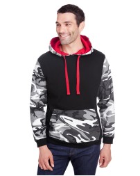 Code Five 3967   Men's Fashion Camo Hooded Sweatshirt