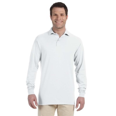 Jerzees 437ML   Adult SpotShield Long-Sleeve Jersey Polo